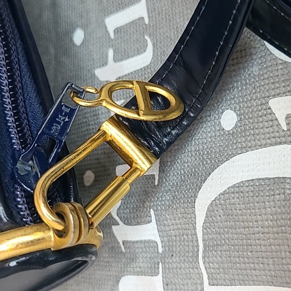 DIOR VINTAGE 1970’S DIORISSIMO CANVAS/LEATHER/GOLD 3WAY CLUTCH/SHLDER/CROSS BODY - Picture 10 of 17